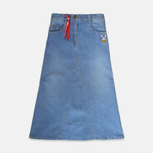 Muat gambar ke penampil Galeri, Maxi Skirt/ Rok Semata Kaki Anak Denim/ Daisy Sweet Summer