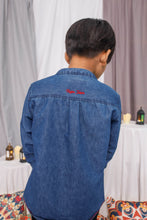 Muat gambar ke penampil Galeri, Shirt/ Kemeja Anak Laki Biru/ Rodeo Junior Denim Shirt