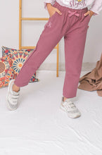 Muat gambar ke penampil Galeri, Long pants/ Celana panjang linen anak perempuan Ungu/ Daisy Gorgeous