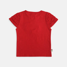 Muat gambar ke penampil Galeri, Tshirt/ Kaos Anak perempuan Red/ Daisy Bright Girl