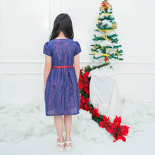 Muat gambar ke penampil Galeri, Mini Dress/ Dress Pendek Anak Navy/ Rodeo Junior Girl Star Light