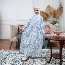 Muat gambar ke penampil Galeri, Maxi Dress/ Ghamis Dress Anak White/ Rodeo Junior Girl Freedom