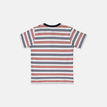 Muat gambar ke penampil Galeri, Tshirt/ Kaos Anak Laki/ Rodeo Junior Orange Navy Stripe Tshirt