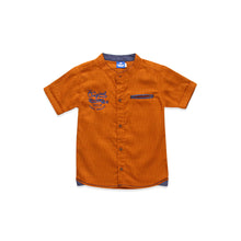 Muat gambar ke penampil Galeri, Shirt/ Kemeja Anak Laki Light Brown/ Donal Duck Look Style