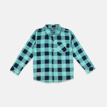 Muat gambar ke penampil Galeri, Shirt/ Kemeja Anak Laki Blue Navy Check/ Donald Duck Basic