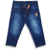 Muat gambar ke penampil Galeri, Jeans / Celana 3/4 Anak Perempuan / Daisy Duck / Dark Blue Denim Washed