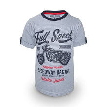 Muat gambar ke penampil Galeri, T-shirt / Kaos Anak Laki / Rodeo Junior / Navy / Print Stripes