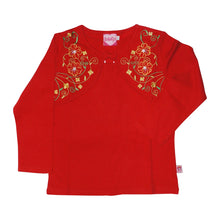 Muat gambar ke penampil Galeri, Blouse Anak Perempuan / Rodeo Junior Girl / Red / Embroidery