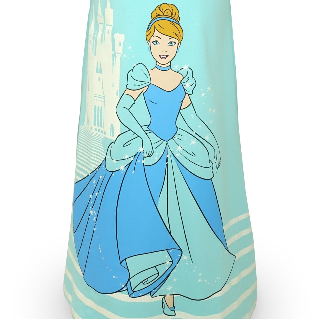 Dress Anak Perempuan Blue Biru Disney Princess Cinderella