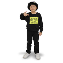 Muat gambar ke penampil Galeri, Sweater / Atasan Anak Laki-laki / Rodeo Junior Black Sweater With Yellow Print