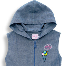 Muat gambar ke penampil Galeri, Vest / Atasan Anak Perempuan / Rodeo Junior Ice Cream