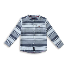 Muat gambar ke penampil Galeri, Shirt / Kemeja Anak Laki/ Rodeo Junior Black and White Stripe