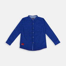 Muat gambar ke penampil Galeri, Shirt/ Kemeja Anak Laki/ Rodeo Junior Blue navy Checked Shirt