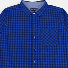 Muat gambar ke penampil Galeri, Shirt/ Kemeja Anak Laki/ Rodeo Junior Blue navy Checked Shirt