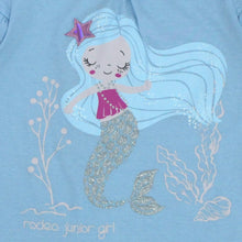 Muat gambar ke penampil Galeri, Tshirt/ Kaos Mermaid Anak Perempuan Biru/ Rodeo Junior Girl Sweet Season