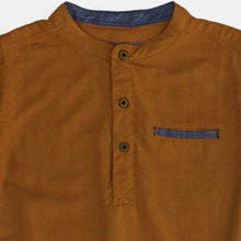 Muat gambar ke penampil Galeri, Shirt/ Kemeja Anak Laki/ Rodeo Junior Brown Shirt