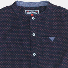 Muat gambar ke penampil Galeri, Shirt/ Kemeja Anak Laki Navy/ Rodeo Junior Dobby Shirt