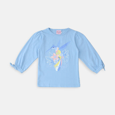 Tshirt/ Kaos Anak Perempuan Biru/ Rodeo Junior Girl Sunny Garden