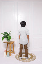 Muat gambar ke penampil Galeri, Shirt/ Kemeja Anak Laki Light Green Striped/ Donald Duck Basic