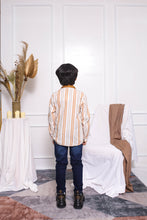 Muat gambar ke penampil Galeri, Shirt/ Kemeja Anak Laki Striped Brown/ Donald Duck Basic