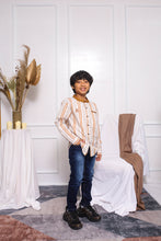 Muat gambar ke penampil Galeri, Shirt/ Kemeja Anak Laki Striped Brown/ Donald Duck Basic