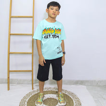 Muat gambar ke penampil Galeri, Tshirt/ Kaos Anak Laki Hijau/ Donald Duck Graffiti Print