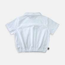 Muat gambar ke penampil Galeri, Short sleeve shirt/ Kemeja Anak Perempuan Putih/ Daisy Personal Stylist