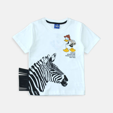 Tshirt/ Kaos Anak Laki White/ Donald Duck Sporty
