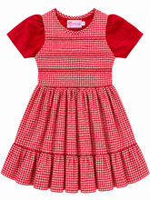 Muat gambar ke penampil Galeri, Dress Anak Perempuan Merah/ Girls Dress Red/ RJG Holiday Sparkle