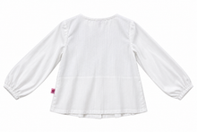 Muat gambar ke penampil Galeri, Blus Anak Perempuan Putih/ Girls Blouse White/ RJG Holiday Sparkle