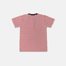 Load image into Gallery viewer, Polo Shirt/ Kaos Anak Laki/ Rodeo Junior Red Stripe Polo Shirt with Navy Detail