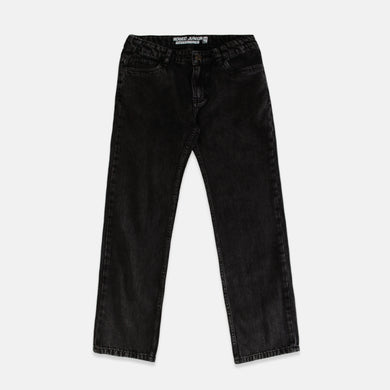 Jeans/ Celana Panjang Anak Laki/ Rodeo Junior Black Denim Embro Detail
