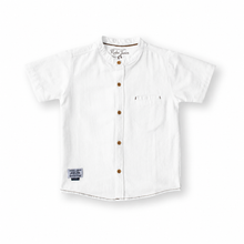 Muat gambar ke penampil Galeri, Kemeja Lengan Pendek Anak Laki Putih/ Boys Shirt Short Sleeve White/ RJ kids Boy