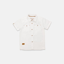 Load image into Gallery viewer, Shirt/ Kemeja Anak Laki/ Rodeo Junior Boy White Basic Shirt