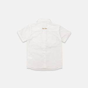 Shirt/ Kemeja Anak Laki/ Rodeo Junior Boy White Basic Shirt