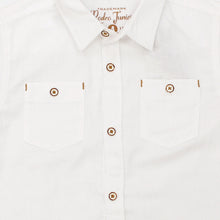 Load image into Gallery viewer, Shirt/ Kemeja Anak Laki/ Rodeo Junior Boy White Basic Shirt