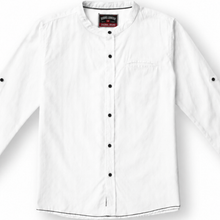 Muat gambar ke penampil Galeri, Kemeja Lengan Panjang Anak Laki Putih/ Boys Shirt Long Sleeve White/ RJ kids Boy