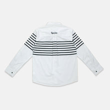 Load image into Gallery viewer, Shirt/ Kemeja Anak Laki/ Rodeo Junior Black White Stripe Shirt