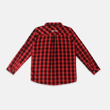 Load image into Gallery viewer, Shirt/ Kemeja Anak Laki/ Rodeo Junior Red Checked Stripe Shirt