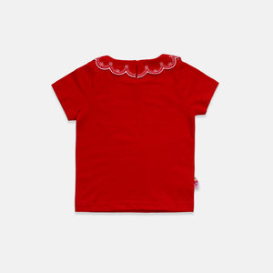 Kaos Anak Perempuan Merah/ Tshirt Girl Red/ RJG Snow White