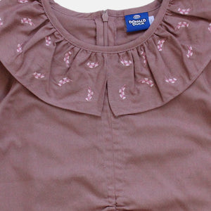 Blouse/ Blus Lengan Panjang Anak Perempuan Pink/ Daisy Classic Campus