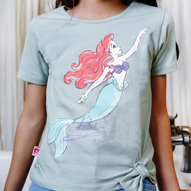 Kaos Anak Perempuan Hijau/ Tshirt Girl Green/ RJG Ariel
