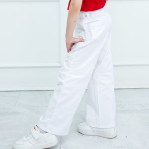 Celana Kulot Anak Perempuan Putih/ Cullote Pants Girl White/ RJG Love It