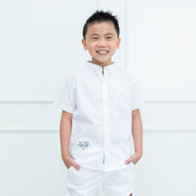Muat gambar ke penampil Galeri, Kemeja Anak Laki Putih/ Shirt Boy White/ RJ Independence