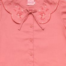 Muat gambar ke penampil Galeri, Blus Lengan Pendek Anak Perempuan Pink/ Girl short sleeves blouse pink/ RJG Secret Garden