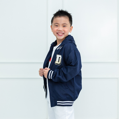 Hoodie Jacket/ Jaket Anak Laki Blue Navy/ That's Donald  Energetic