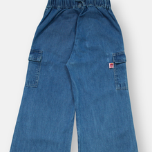Muat gambar ke penampil Galeri, Celana Kulot Denim Anak Perempuan Biru/ Cullote Denim Pants Blue/RJG Butterfly