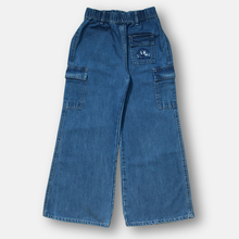 Muat gambar ke penampil Galeri, Celana Kulot Denim Anak Perempuan Biru/ Cullote Denim Pants Blue/RJG Butterfly