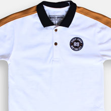 Muat gambar ke penampil Galeri, Kaos Polo Anak laki Putih/ White Polo Shirt Boy/ RJ Kid's Boy Sport