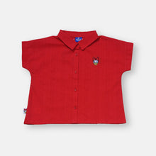 Muat gambar ke penampil Galeri, Blus Lengan Pendek Anak Perempuan Merah/ Short Sleeve Blouse Girl Red/RJG Girls Holiday